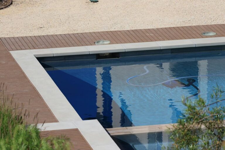 clean clogged pool deck drains