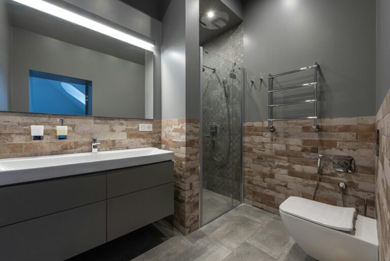 clean slate shower tiles