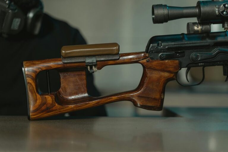 cleaning wooden rifle stock