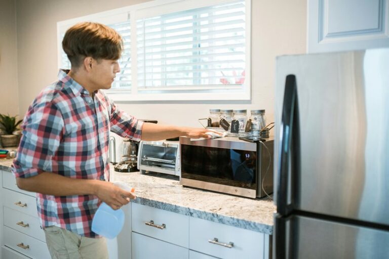 remove burnt microwave odors