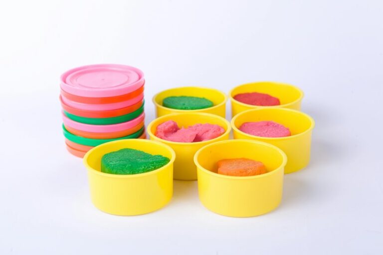 remove dried playdough stains gently