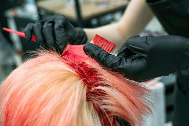 remove hair dye from face