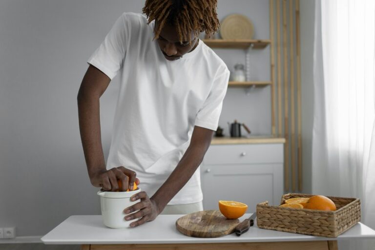 remove orange juice stains promptly