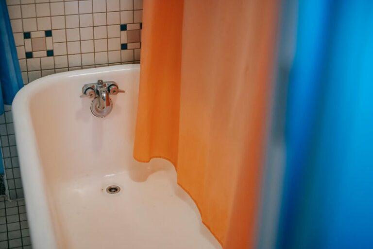remove pink mildew from shower curtain