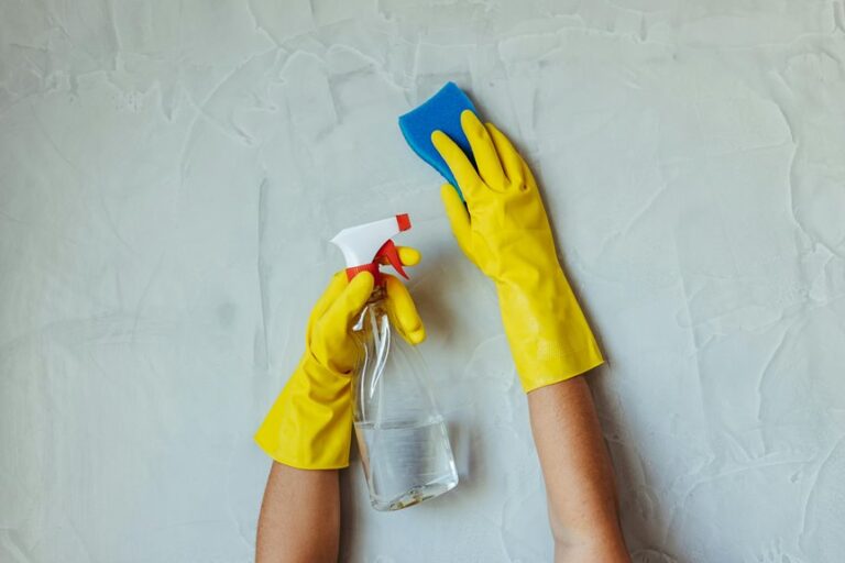 removing grease from walls